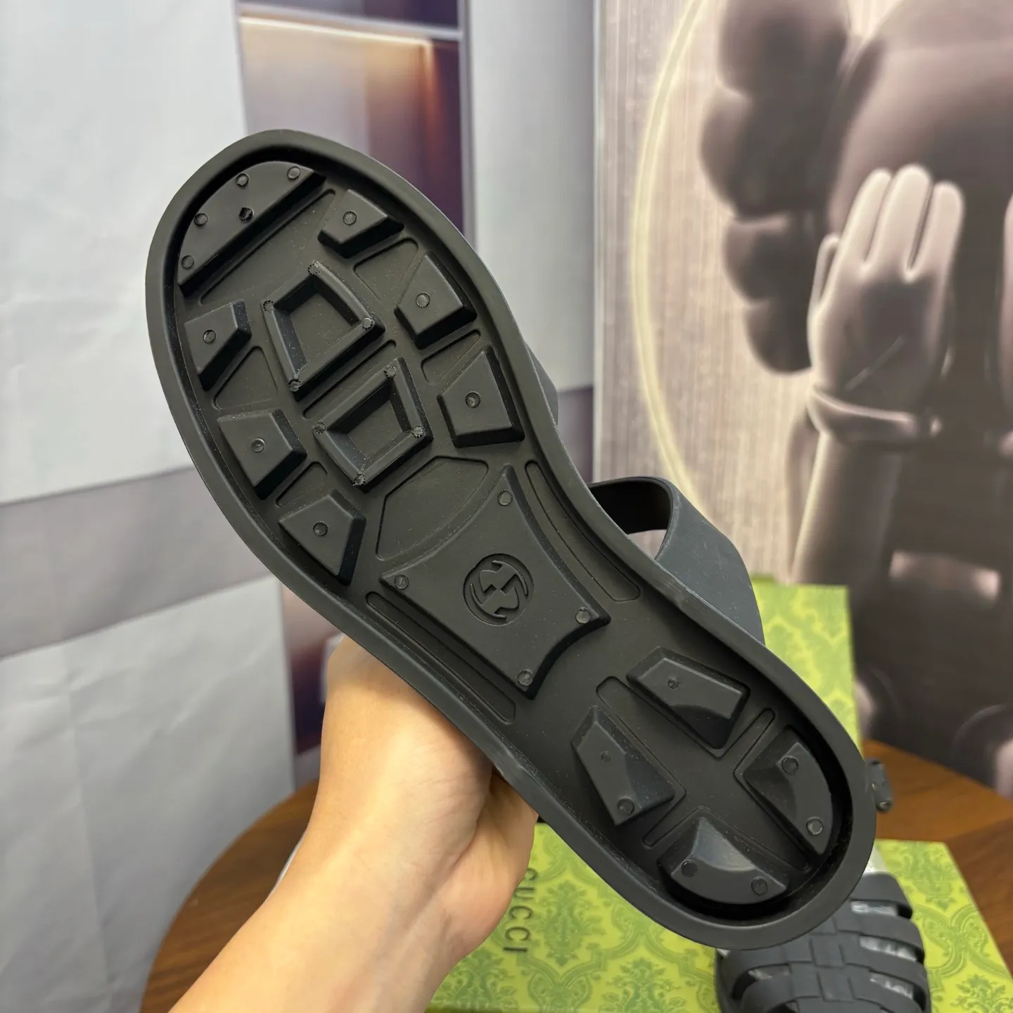 Men's shoes 260💰 [Gucci] Counter quality, top-quality original goods, real photos! Original TPU material, fine workmanship, comfortable; genuine 1:1 replica Size: 38 ~ 46
